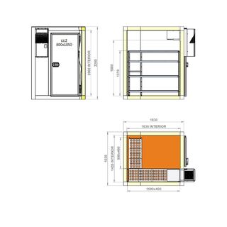 photo 2 kit chambre froide négative