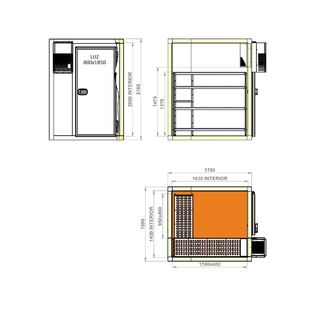 photo 2 kit chambre froide positive