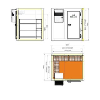 photo 2 kit chambre froide négative