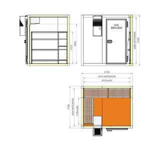 photo 2 kit chambre froide positive