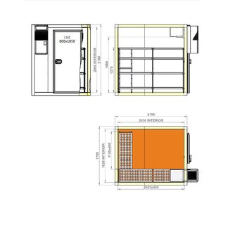 photo 2 kit chambre froide positive