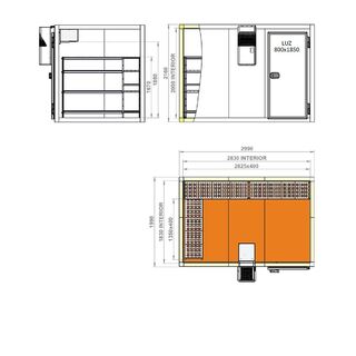 photo 2 kit chambre froide positive