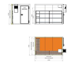photo 2 kit chambre froide positive