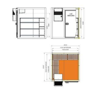 photo 2 kit chambre froide négative