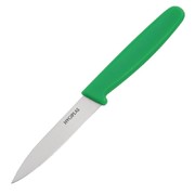 Couteau d office Hygiplas vert 7,5 cm