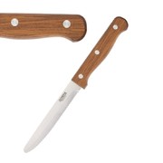 Couteaux à steak arrondis olympia bois  - Lot de 12