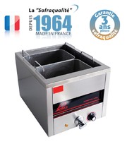 Cuiseur à pâtes - 2 paniers larges - cuve de 15 litres
