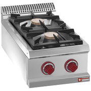 Cuisinière gaz 2 feux vifs -top-