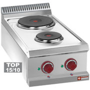 Cuisinière électrique 2 plaques rondes