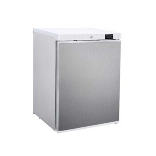 photo 1 mini armoire positive inox 200l porte pleine