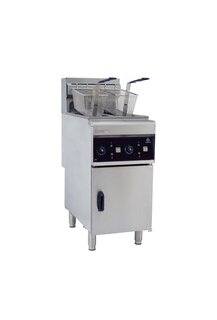 photo 1 friteuse électrique double sur coffre 2 x 10 l