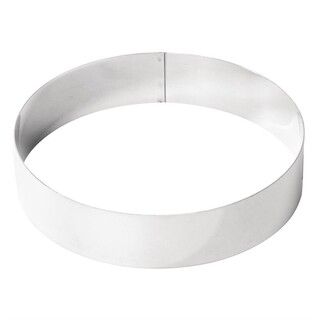 photo 1 cercle à mousse inox de buyer 200 x 45mm