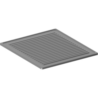 photo 1 plaque rainurée acier inox 1 brûleur
