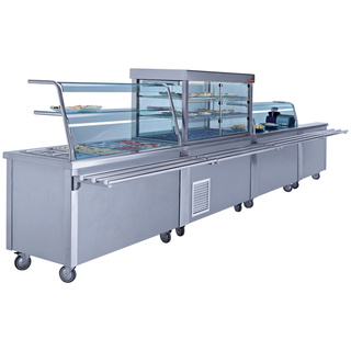 photo 4 chariot bain-marie sur armoire chauffante