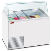 Photo 1 matériel référence BIG-EXPOLUX-R2: Comptoir présentoir pour crème glacée, 10 bacs