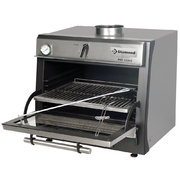 Photo 1 matériel référence CBQ-060SS: Four-bbq à charbon, gn 1/1  60 kg/h /inox