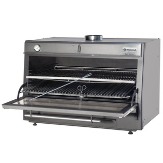 photo 1 four-bbq à charbon, gn 2/1   gn1/1  150 kg/h /inox