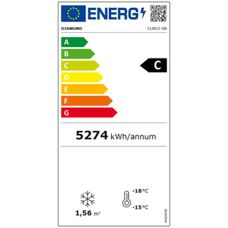 photo 4 vitrine ventilée négative vitrée 496  litres - 6 niveaux avec caisson lumineux - noire