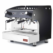 Photo 1 matériel référence COMPACT2PB: Machine à café expresso 2 groupes, semi-automatique noir