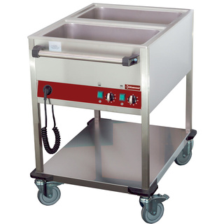 photo 1 chariot bain-marie 2 gn 1/1