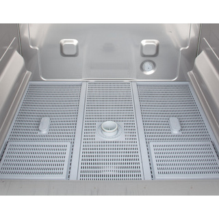 photo 4 lave-verres panier 400x400 mm + pompe vidange et doseur détergent liquide.