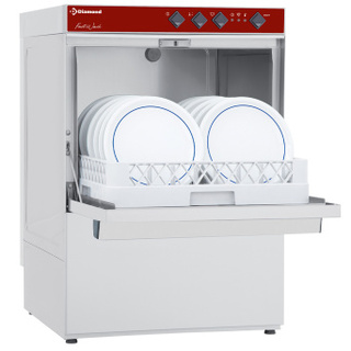 photo 3 lave-vaisselle panier 500x500mm (230/1n) + pompe vidange et doseur détergent liquide.