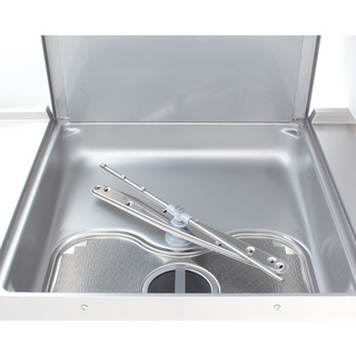 photo 4 lave-vaisselle capot, panier 500x500 mm full hygiene , avec adoucisseur continu  condenseur-récupérateur de buées