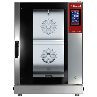 photo 1 four électrique touch screen vapeur/convection, 10x gn 1/1 - auto-cleaning
