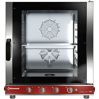 photo 1 four électrique vapeur/convection, 7x gn 1/1 mécanique