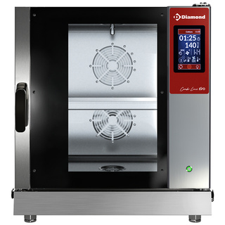 photo 1 four électrique touch screen vapeur - convection 7x gn 1/1 - auto-cleaning
