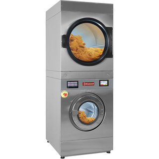 photo 1 lave-linge à super essorage 18 kg électrique  séchoir rotatif 18 kg gaz touch screen
