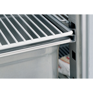 photo 3 table frigorifique pass through, ventilée, 2x 2 portes gn 2/1, 365l.