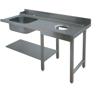 photo 1 table dentrée pour prélavage droite