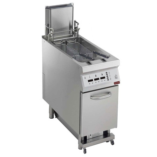 photo 1 friteuse électrique digitale cuve 23 litre s/arm  filtrage huile  liftauto cook 