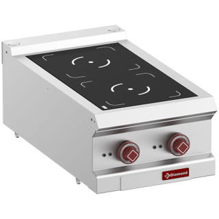 photo 3 cuisinière électrique, 2 foyers à induction -top-