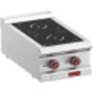 photo 3 cuisinière électrique, 2 foyers à induction -top-