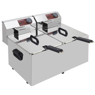 photo 1 friteuse de table électrique 2x 7 litres