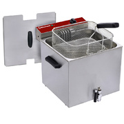 Photo 1 matériel référence F12ED1:   Friteuse électrique de table 12 Litres+ robinet de vidange