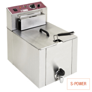 photo 2 friteuse de table électrique  s-power  12 litres   robinet