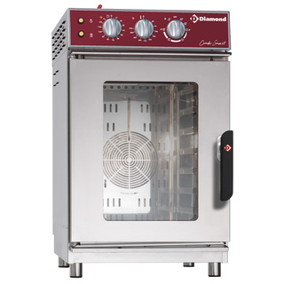 photo 1 four vapeur/convection électrique, 7x gn1/1 mécanique