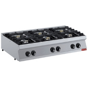 Photo 1 matériel référence G176F12T-N: Cuisinière 6 feux gaz, Bruleurs 6x 5,5 kW -TOP -