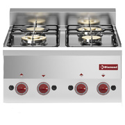 Photo 1 matériel référence G604F6T-N: Cuisinière 4 feux gaz -Top-