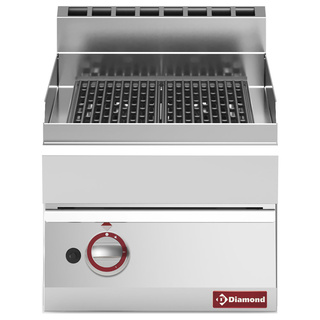 photo 1 grill-vapeur gaz, avec grille de cuisson en fonte -top-