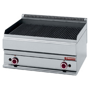Photo 1 matériel référence G65GGF7T: Grill-vapeur gaz, avec grille de cuisson en fonte -top-