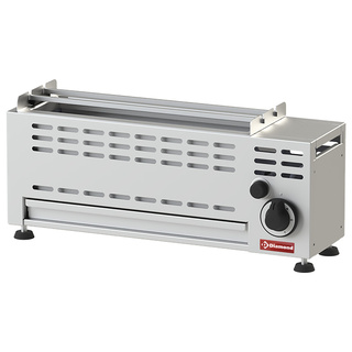 photo 1 grill brochettes gaz - 1 bruleur - 1 x7 kw