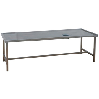 photo 1 table de triage gauche avec trou vide-ordures