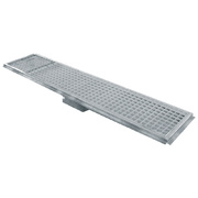 Photo 1 matériel référence GS153-H: Caniveau de sol inox 1500x300, sortie latérale