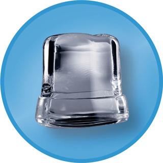 photo 4 machine à glaçons pleins 42 kg, avec distributeur - air