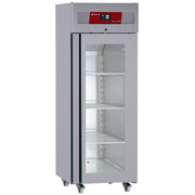 Photo 1 matériel référence ID70R9H-G: Armoire frigorifique ventilée 700 Lit. 1 porte vitrée (GN 2/1),  sur roues