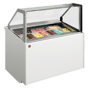 Photo 1 matériel référence LAVA17-V14: Comptoir à crème glacée 13 bacs inox (360x165)